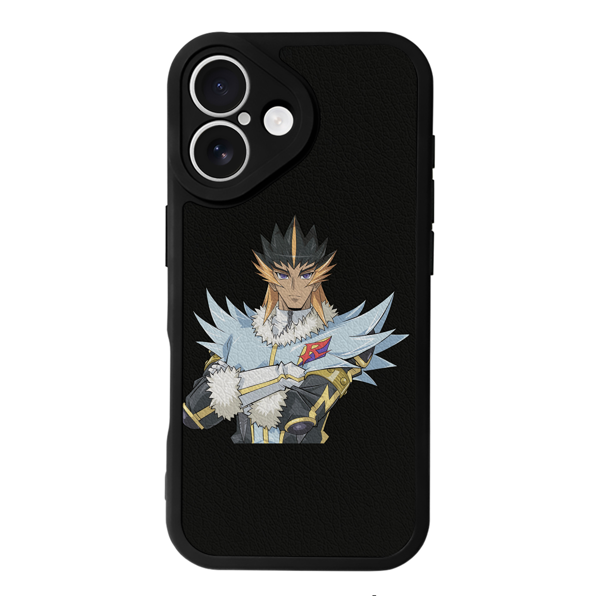 （画像用） 遊☆戯☆王 Yu-Gi-Oh! 【iPhone 16シリーズ対応】シリコンスマホケース（レザー調） 材質：シリコン